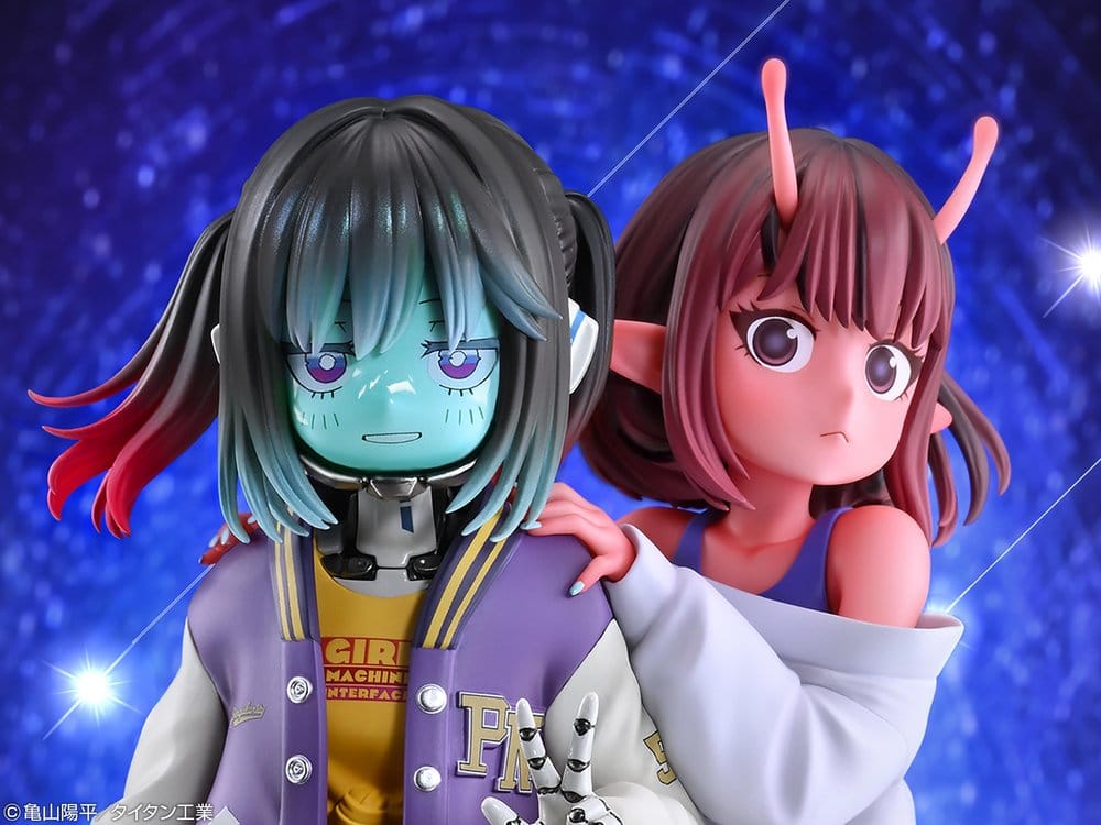 Milky Subway The Galactic Limited Express PVC Figures 2-Pack Chiharu & Makina 18 cm 4570245830985