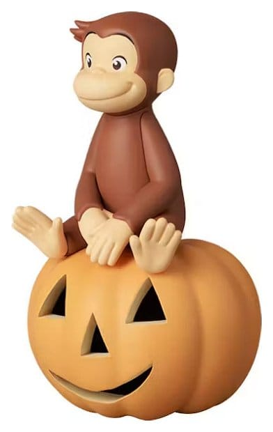 Curious George UDF Mini Figure w/Pumpkin 6 cm 4530956159560