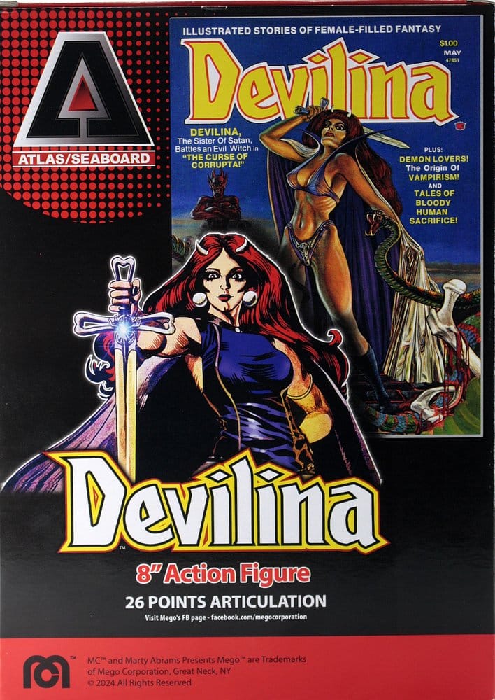 Atlas Comics Action Figure Devilina 20 cm 0850002478525