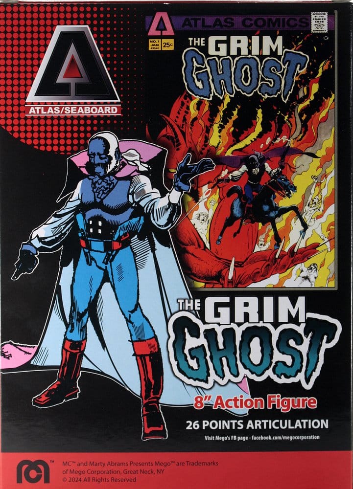 Atlas Comics Action Figure Grim Ghost 20 cm 0850002478549