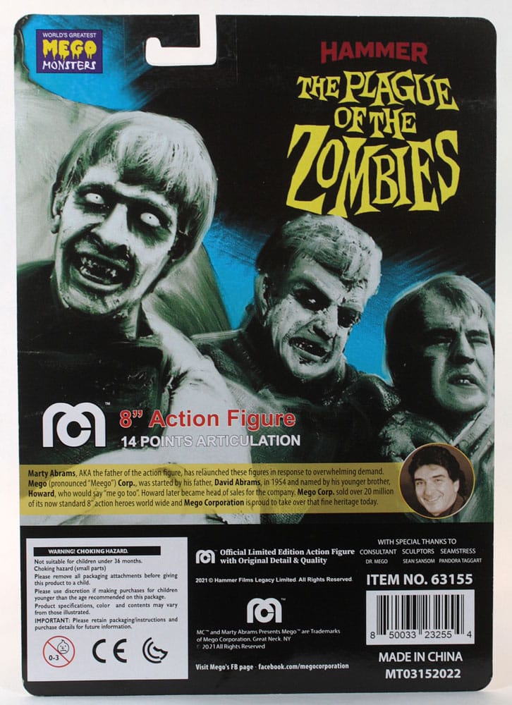 Hammer Films Action Figure The Plague of the Zombies () 20 cm 0850033232332