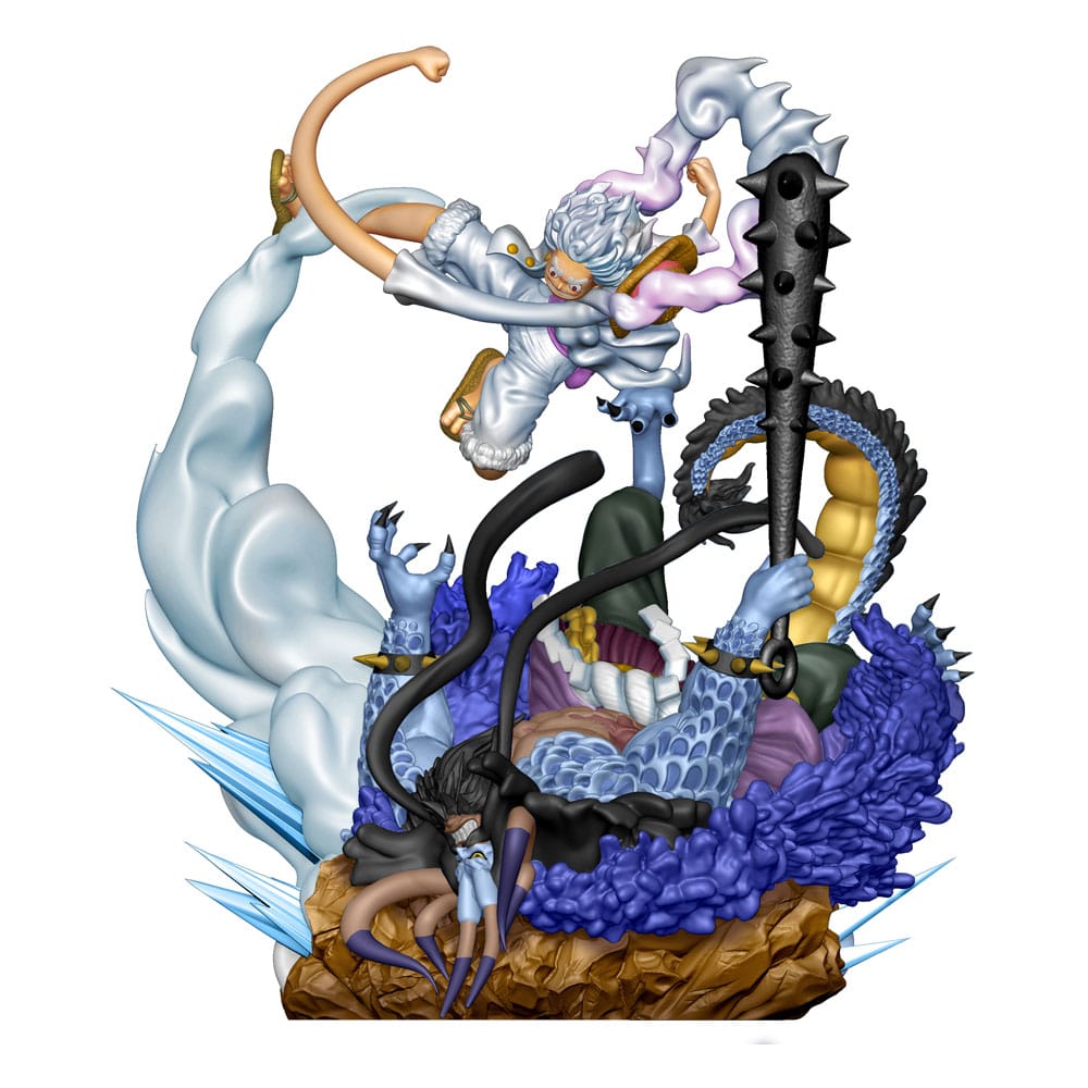 One Piece Petitrama PVC Mini Statue Logbox Re Birth Gear Fifth Special Set 9 cm 4975430518103