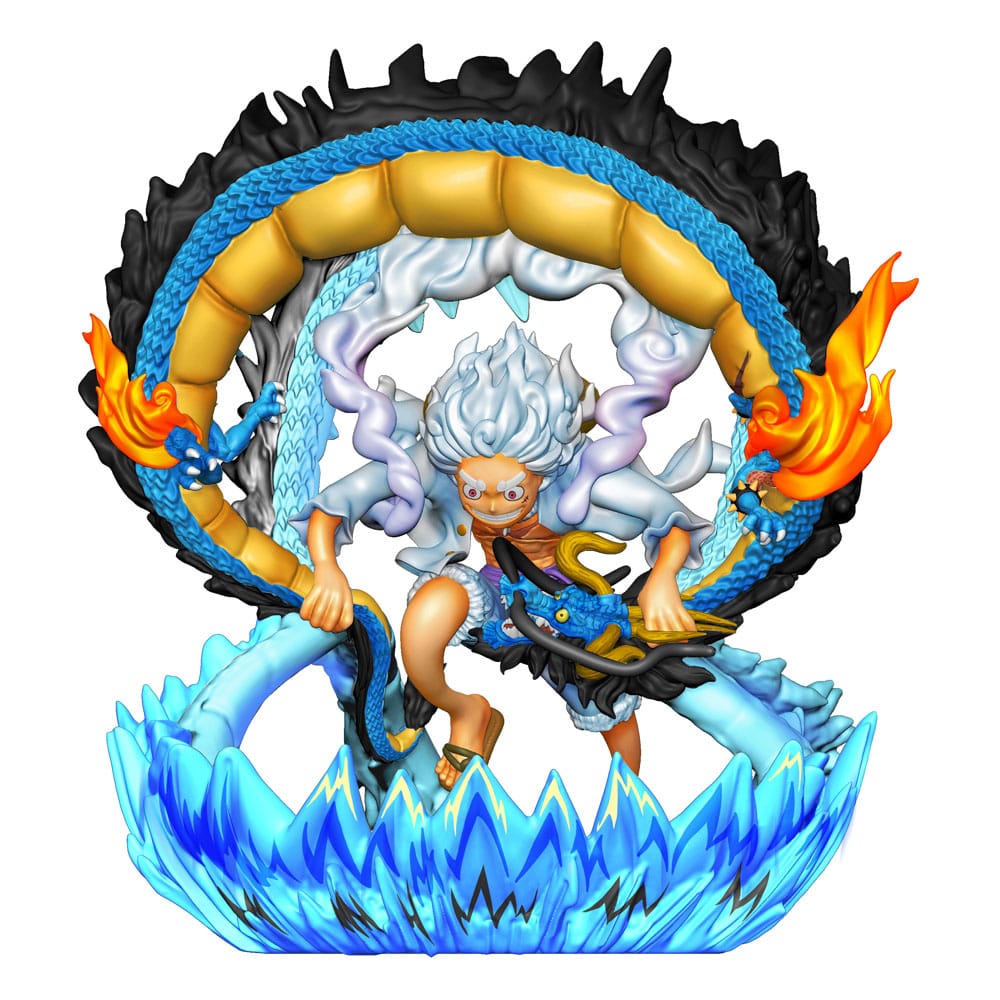 One Piece Petitrama PVC Mini Statue Logbox Re Birth Gear Fifth Special Set 9 cm 4975430518103