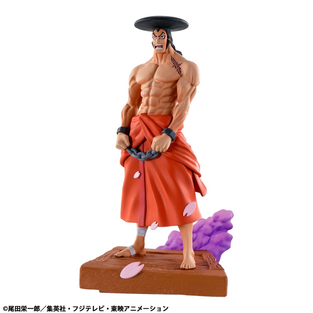 One Piece Petitrama PVC Mini Statue Logbox Re Birth Wano Kuni Vol. 1 Set 9 cm 4975430519452