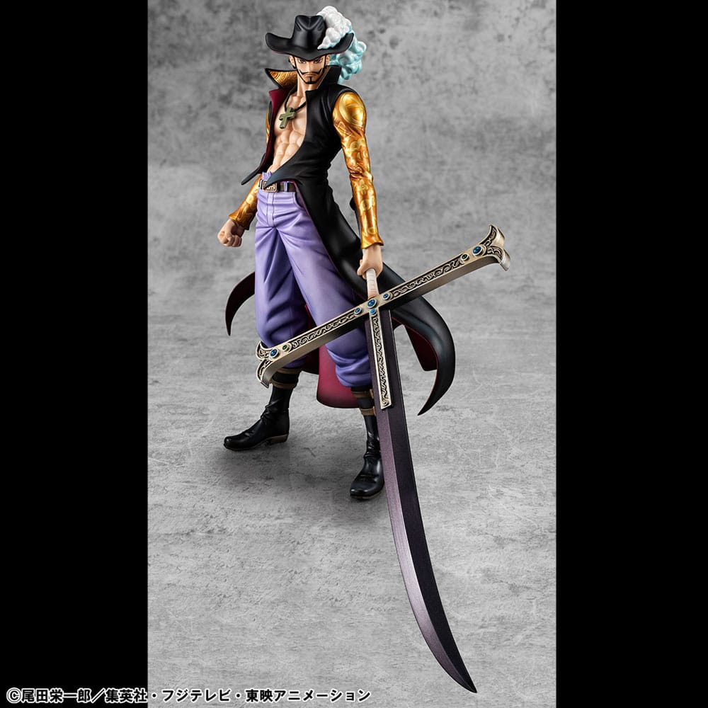 One Piece P.O.P SA-MAXIMUM PVC Statue Hawk Eye Dracule Mihawk Ver. R 29 cm 4535123716652