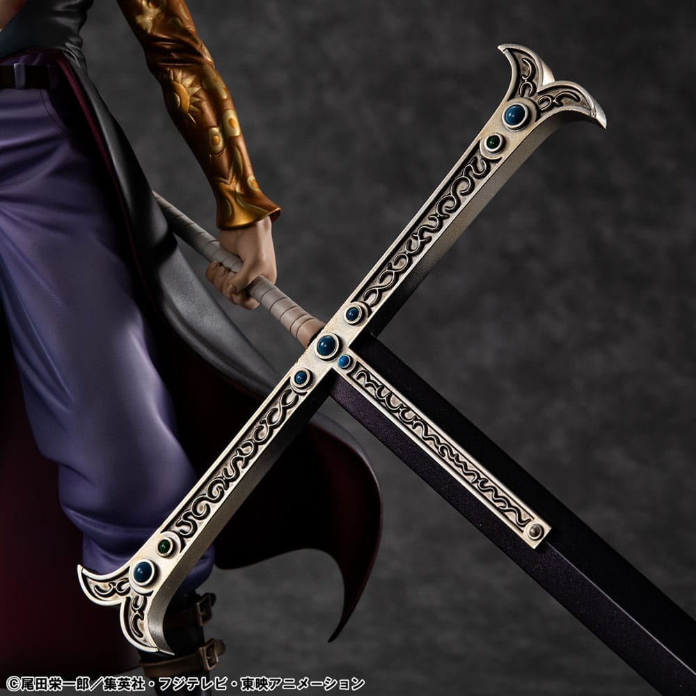 One Piece P.O.P SA-MAXIMUM PVC Statue Hawk Eye Dracule Mihawk Ver. R 29 cm 4535123716652