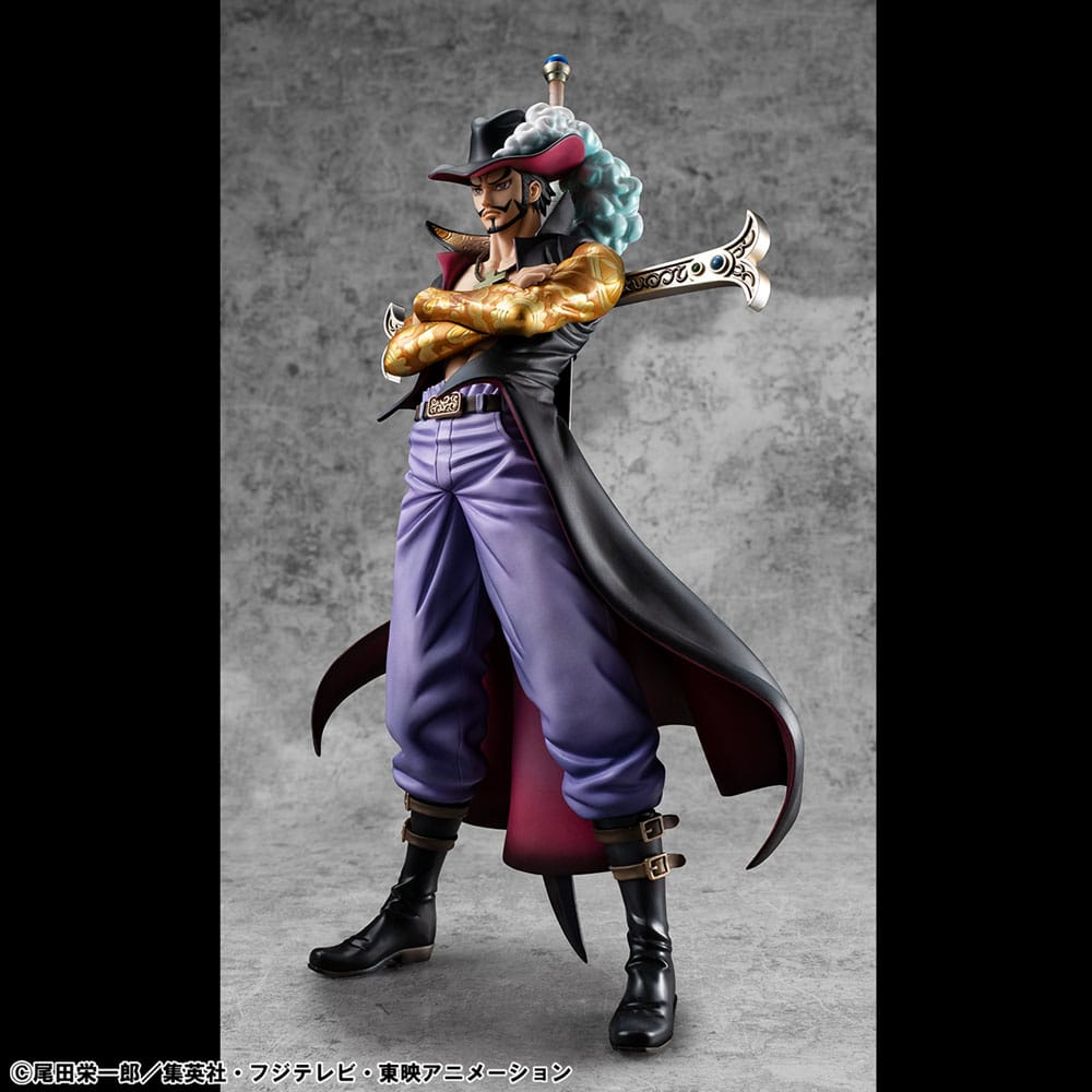 One Piece P.O.P SA-MAXIMUM PVC Statue Hawk Eye Dracule Mihawk Ver. R 29 cm 4535123716652