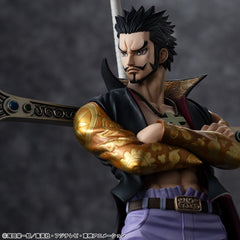 One Piece P.O.P SA-MAXIMUM PVC Statue Hawk Eye Dracule Mihawk Ver. R 29 cm 4535123716652
