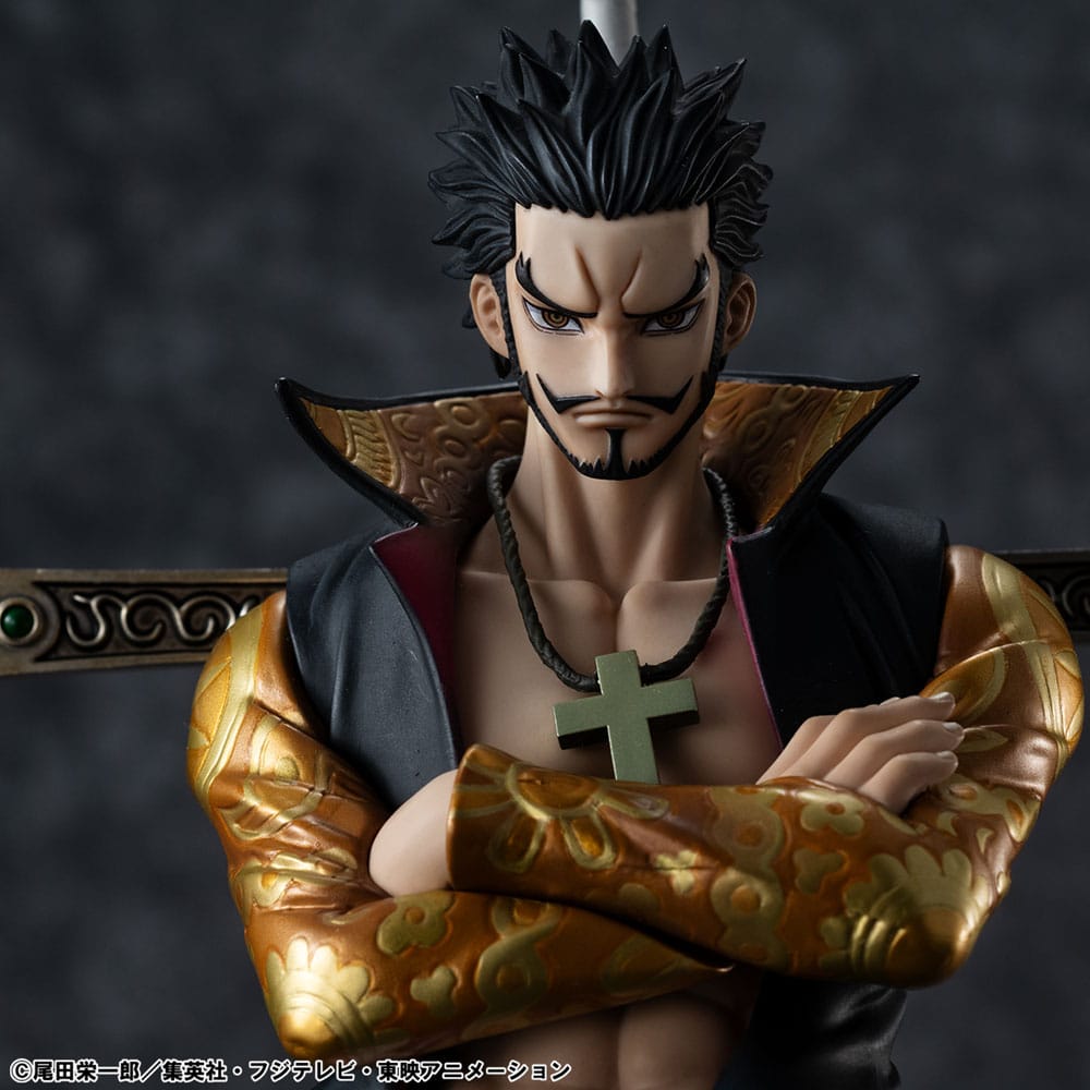 One Piece P.O.P SA-MAXIMUM PVC Statue Hawk Eye Dracule Mihawk Ver. R 29 cm 4535123716652