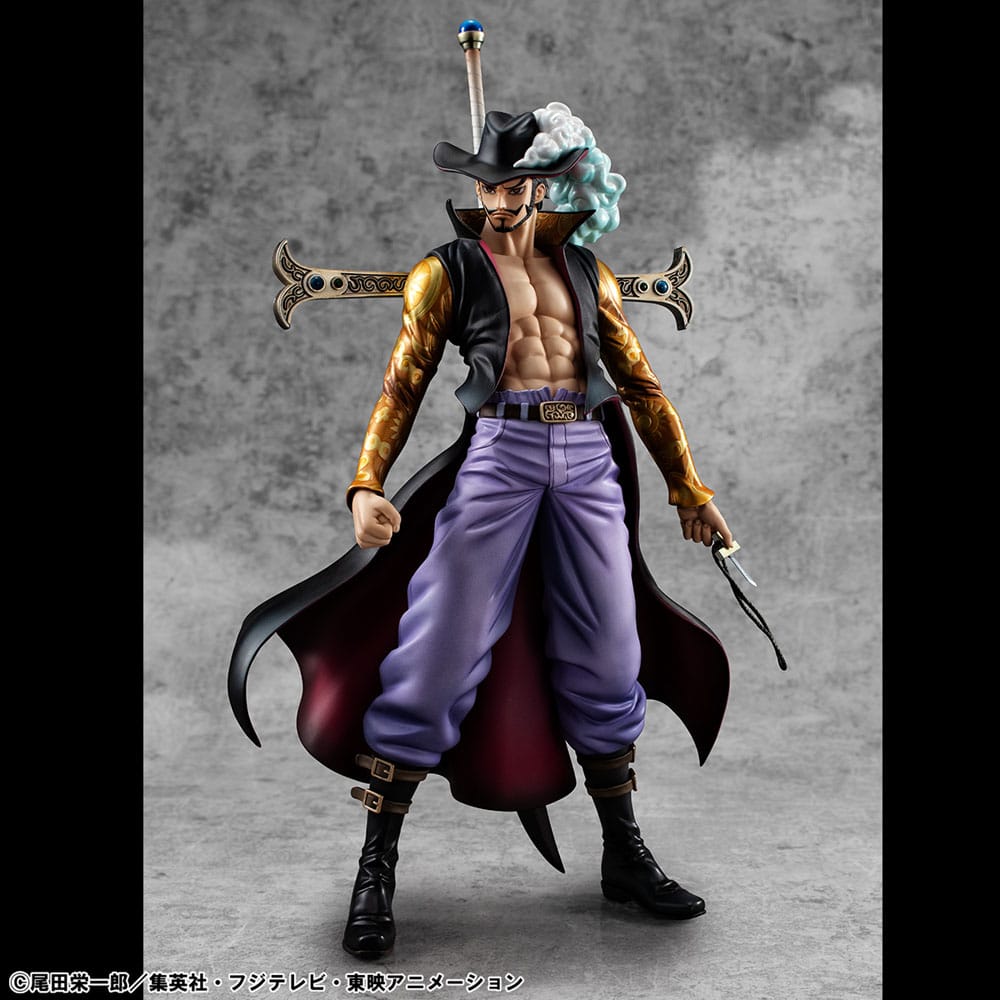 One Piece P.O.P SA-MAXIMUM PVC Statue Hawk Eye Dracule Mihawk Ver. R 29 cm 4535123716652