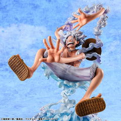 One Piece Portrait.Of.Pirates PVC Figure "Evolutionary History" Monkey D. Luffy "Gear Fifth" 26 cm 4535123834738