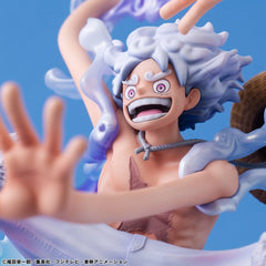 One Piece Portrait.Of.Pirates PVC Figure "Evolutionary History" Monkey D. Luffy "Gear Fifth" 26 cm 4535123834738
