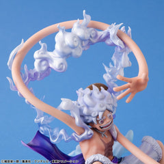 One Piece Portrait.Of.Pirates PVC Figure "Evolutionary History" Monkey D. Luffy "Gear Fifth" 26 cm 4535123834738