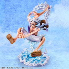 One Piece Portrait.Of.Pirates PVC Figure "Evolutionary History" Monkey D. Luffy "Gear Fifth" 26 cm 4535123834738