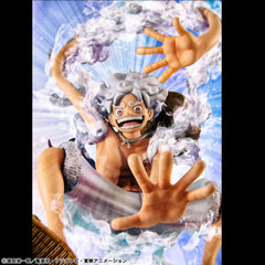 One Piece Portrait.Of.Pirates PVC Figure "Evolutionary History" Monkey D. Luffy "Gear Fifth" 26 cm 4535123834738