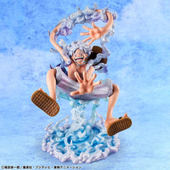 One Piece Portrait.Of.Pirates PVC Figure "Evolutionary History" Monkey D. Luffy "Gear Fifth" 26 cm 4535123834738