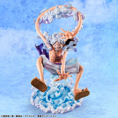 One Piece Portrait.Of.Pirates PVC Figure "Evolutionary History" Monkey D. Luffy "Gear Fifth" 26 cm 4535123834738