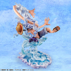One Piece Portrait.Of.Pirates PVC Figure "Evolutionary History" Monkey D. Luffy "Gear Fifth" 26 cm 4535123834738