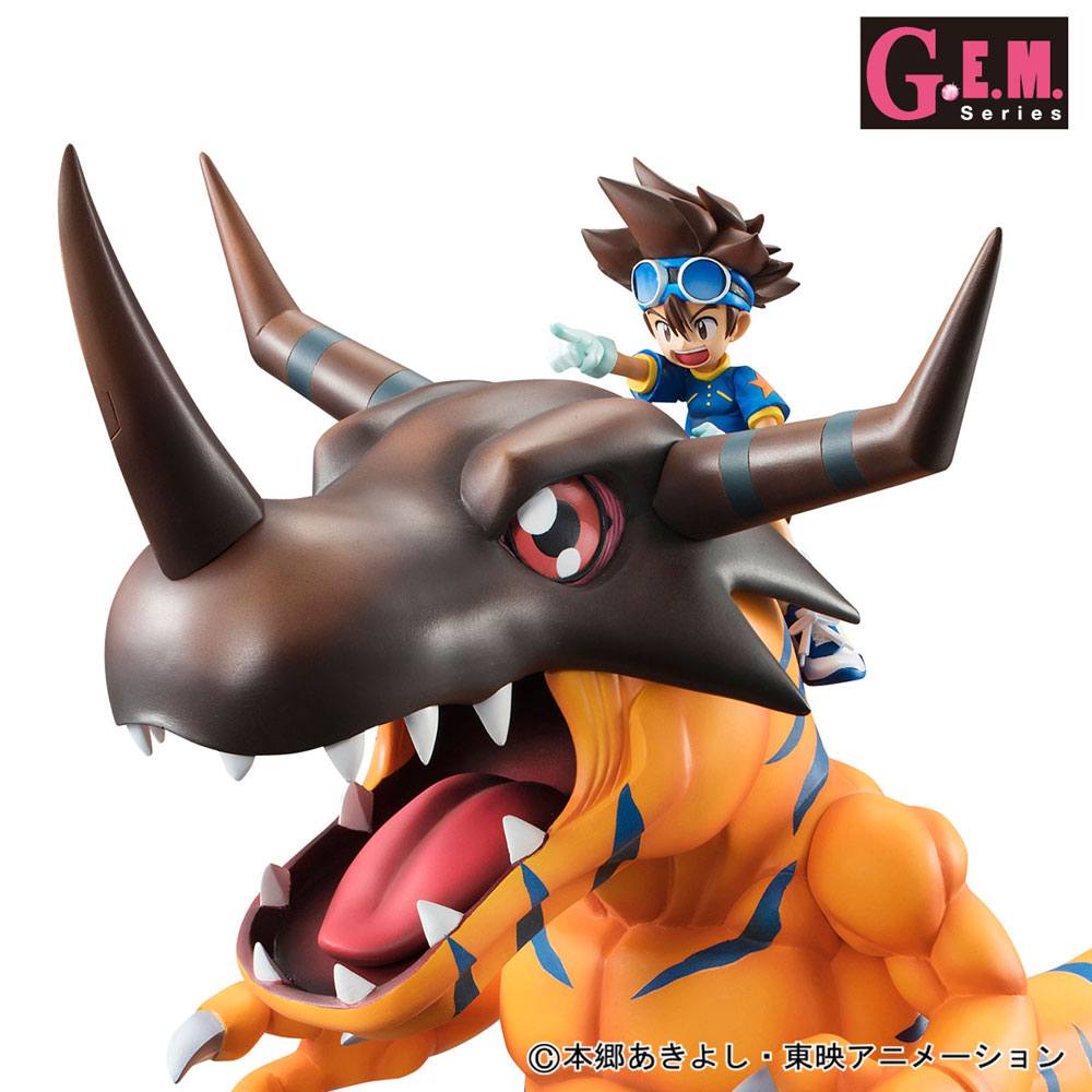 Digimon Adventure G.E.M. Series PVC Statue Greymon & Taichi 25 cm 4535123832208