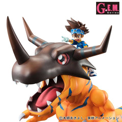 Digimon Adventure G.E.M. Series PVC Statue Greymon & Taichi 25 cm 4535123832208