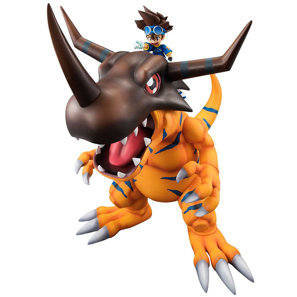 Digimon Adventure G.E.M. Series PVC Statue Greymon & Taichi 25 cm 4535123832208