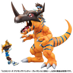 Digimon Adventure G.E.M. Series PVC Statue Greymon & Taichi 25 cm 4535123832208