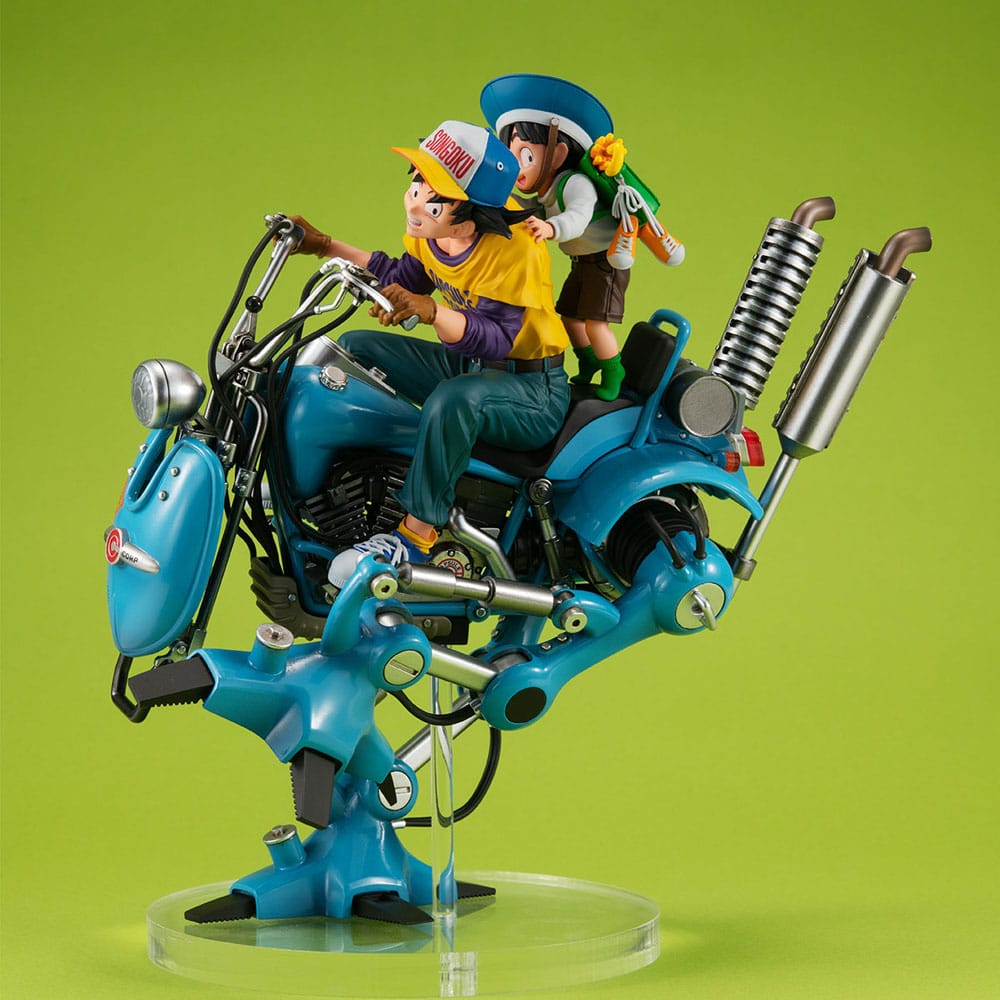 Dragonball Z Desktop Real McCoy EX PVC Diorama Son Goku & Son Gohan & Robot with two legs 20 cm 4535123836930