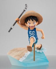 One Piece G.E.M. Series PVC Statue Monkey D. Luffy Run! Run! Run! 15th anniversary Ver. 12 cm      4535123839146