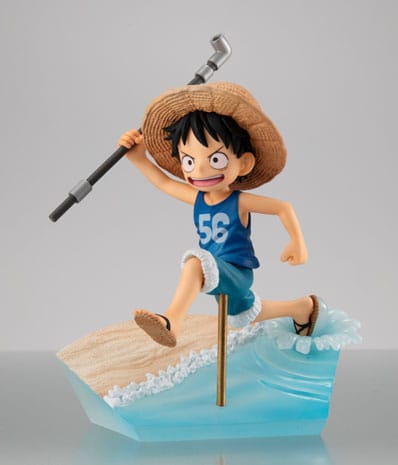 One Piece G.E.M. Series PVC Statue Monkey D. Luffy Run! Run! Run! 15th anniversary Ver. 12 cm      4535123839146