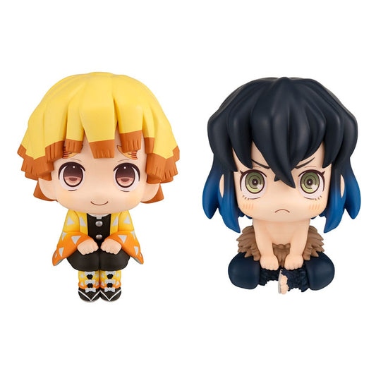 Demon Slayer: Kimetsu no Yaiba Look Up PVC Statue Zenitsu Agatsuma Smile Ver. & Inosuke Hashibira Bossy Ver. 11 cm (with gift) 4535123840371