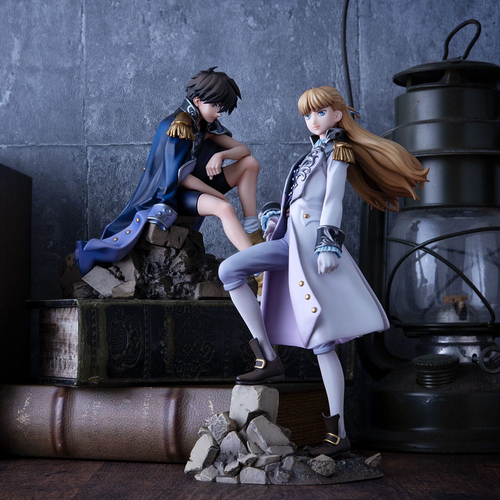 Mobile Suit Gundam Wing Alpha x Omega PVC Statue 1/8 Heero Yuy & Relena Peacecraft Set 30th Anniversary Repaint Ver. 14 cm 4535123841934