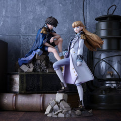 Mobile Suit Gundam Wing Alpha x Omega PVC Statue 1/8 Heero Yuy & Relena Peacecraft Set 30th Anniversary Repaint Ver. 14 cm 4535123841934