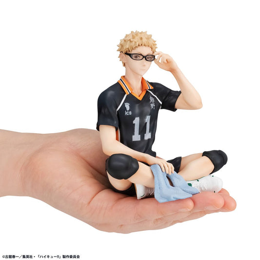 Haikyu!! G.E.M. Series PVC Statue Kei Tsukishima Palm Size 9 cm 4535123843730