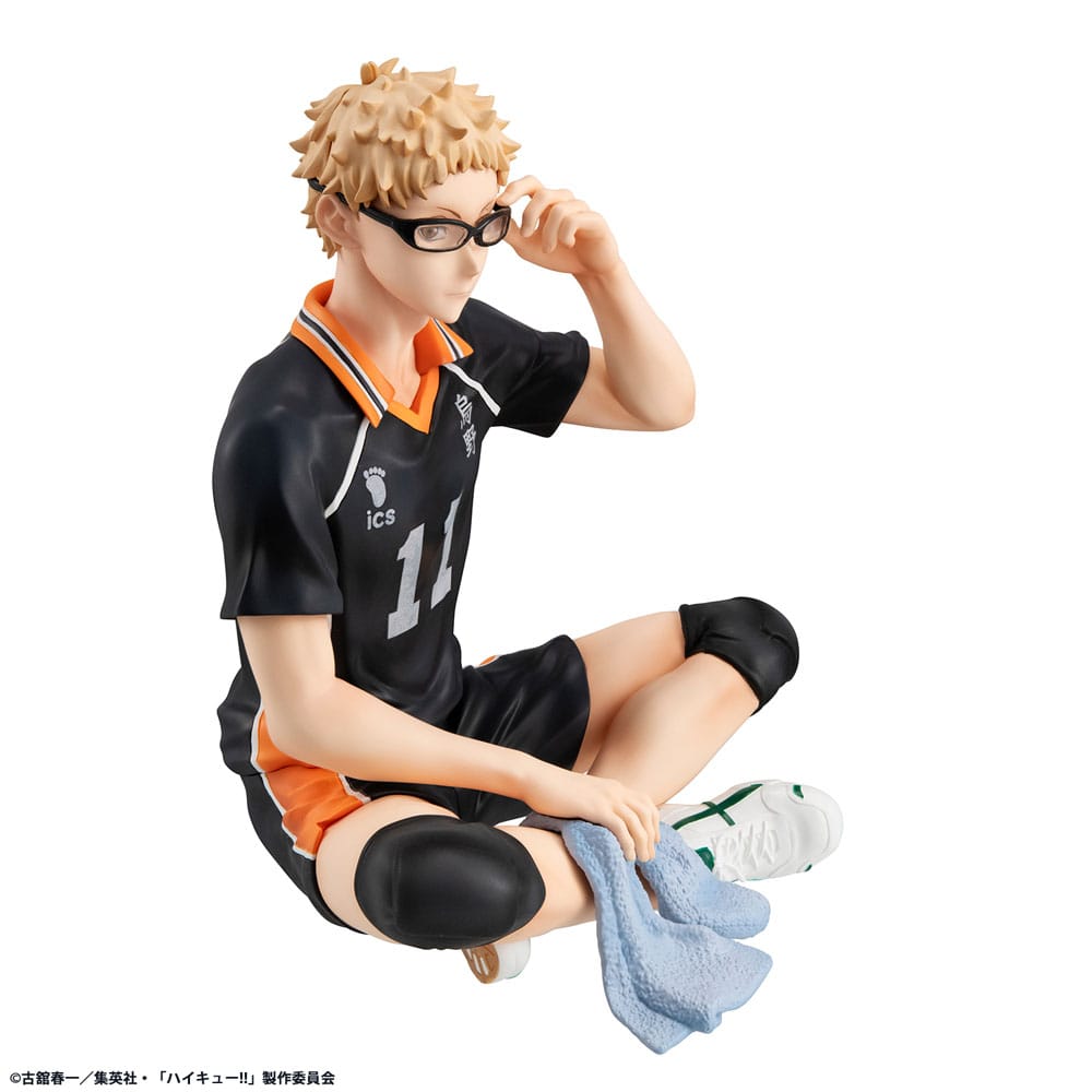 Haikyu!! G.E.M. Series PVC Statue Kei Tsukishima Palm Size 9 cm 4535123843730