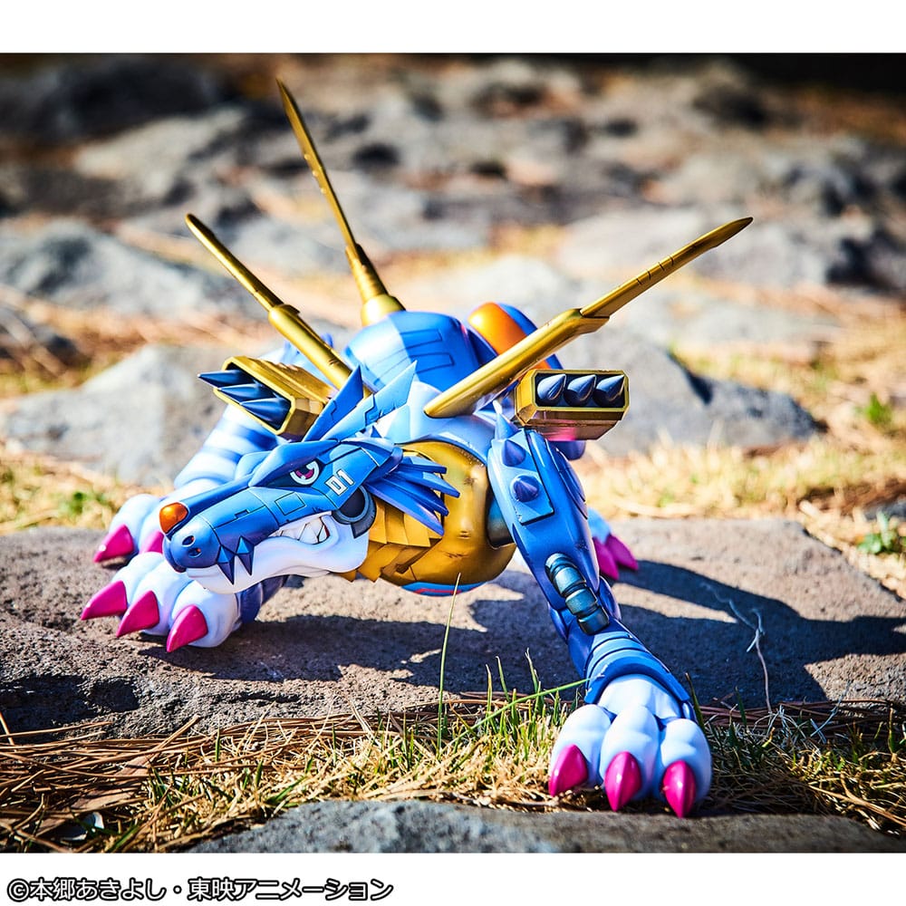 Digimon Adventure Precious G.E.M. Series PVC Statue Metal Garurumon & Ishida Yamato 30 cm 4535123843822