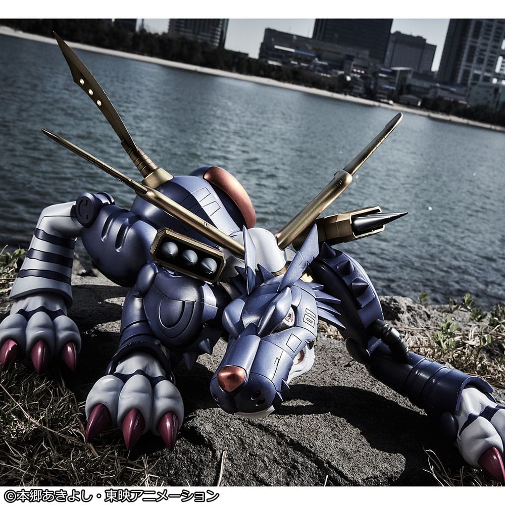 Digimon Adventure Precious G.E.M. Series PVC Statue Metal Garurumon & Ishida Yamato 30 cm 4535123843822