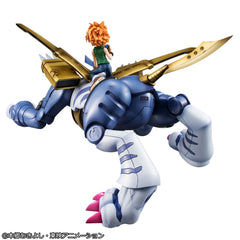 Digimon Adventure Precious G.E.M. Series PVC Statue Metal Garurumon & Ishida Yamato 30 cm 4535123843822