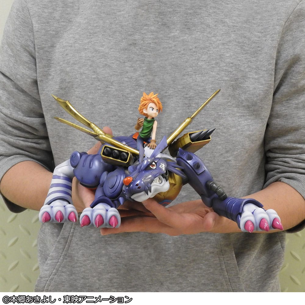 Digimon Adventure Precious G.E.M. Series PVC Statue Metal Garurumon & Ishida Yamato 30 cm 4535123843822