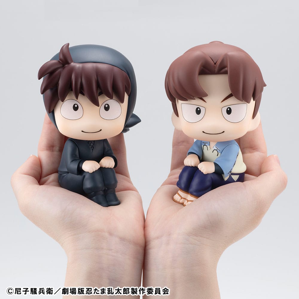 Nintama Rantaro Look Up PVC Statue Hansuke Doi & Rikichi Yamada Set (with gift) 11 cm 4535123844201