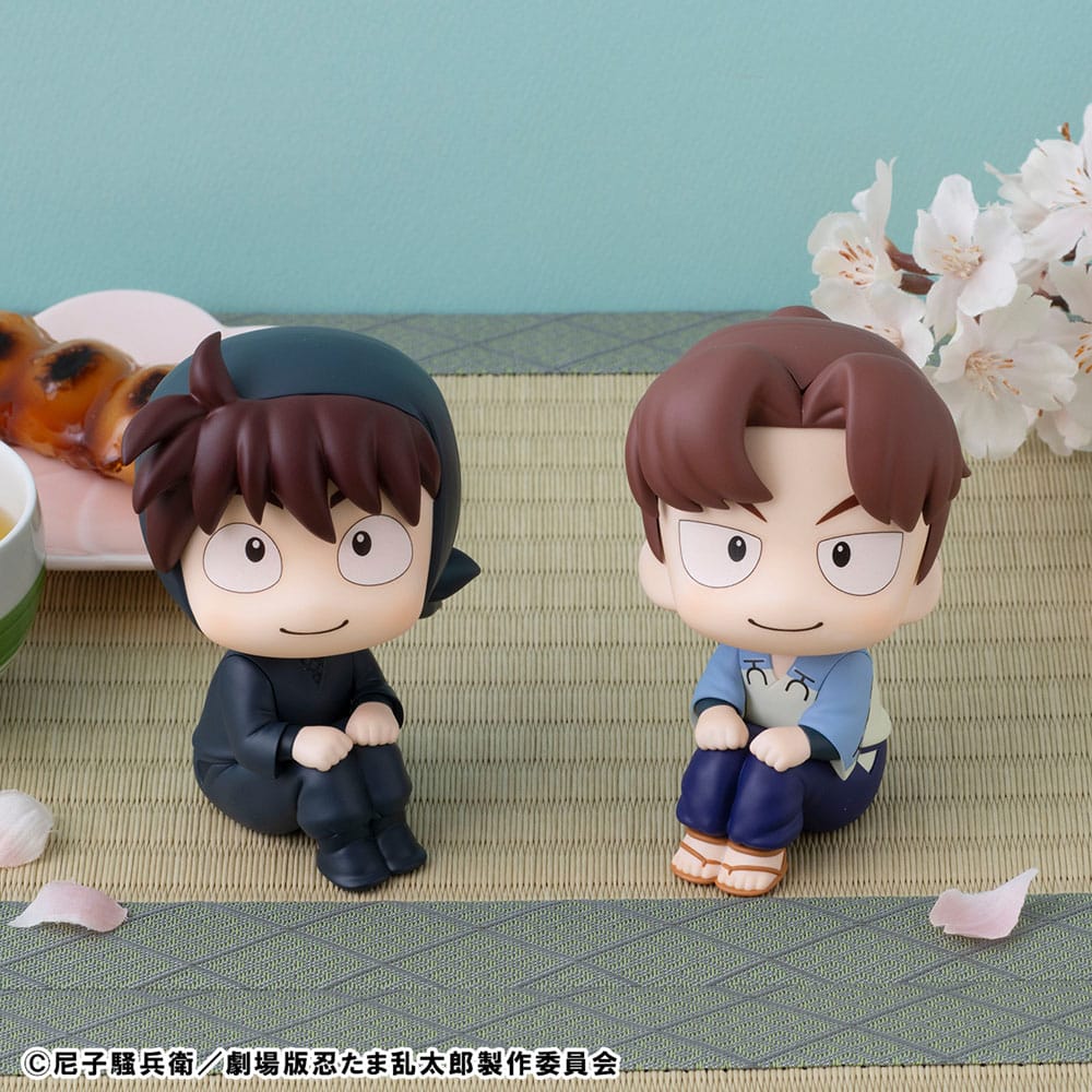 Nintama Rantaro Look Up PVC Statue Hansuke Doi & Rikichi Yamada Set (with gift) 11 cm 4535123844201