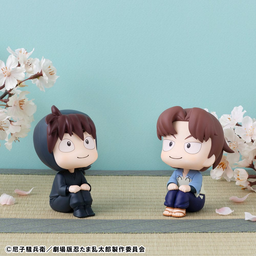 Nintama Rantaro Look Up PVC Statue Hansuke Doi & Rikichi Yamada Set (with gift) 11 cm 4535123844201