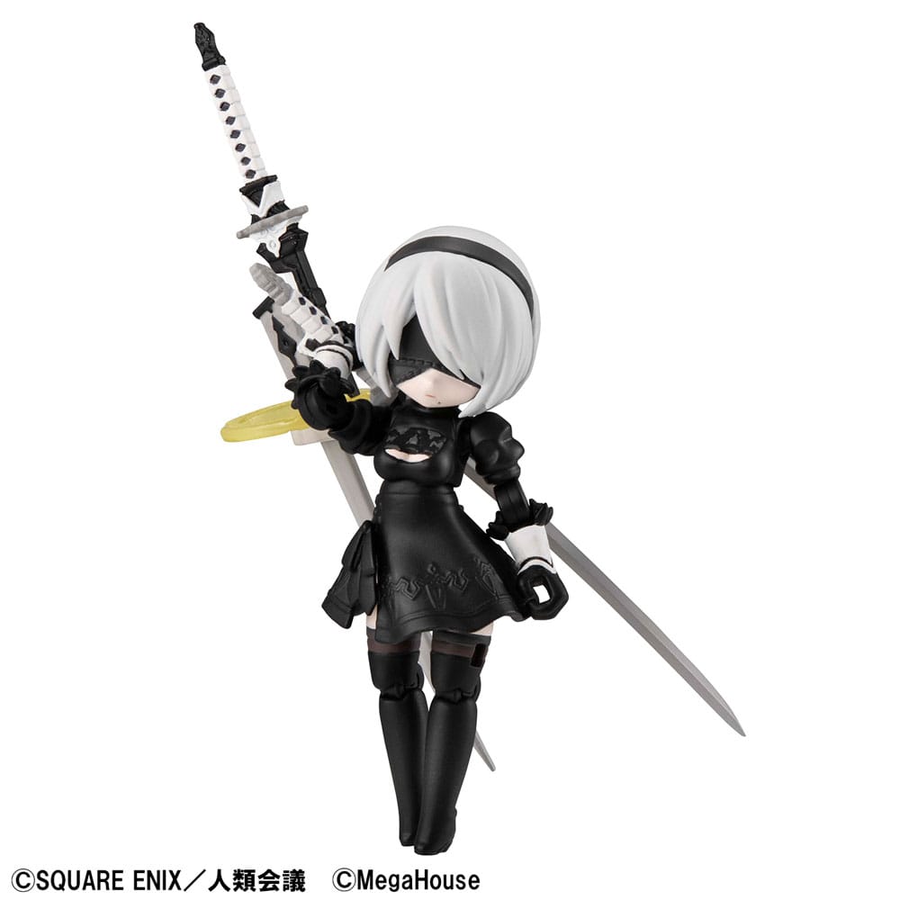 NieR: Automata Ver1.1a Desktop Army Action Figure 2B 8 cm 4535123844492