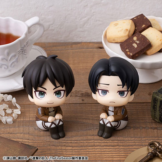 Attack on Titan Look Up PVC Statue Eren Jaeger & Levi Set (with gift) 11 cm 4535123845079
