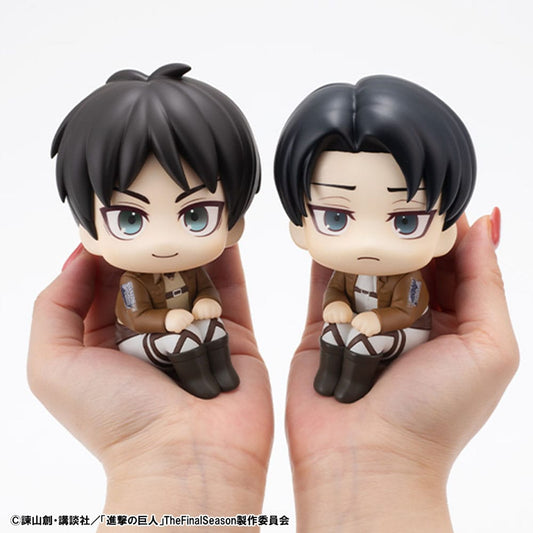 Attack on Titan Look Up PVC Statue Eren Jaeger & Levi Set (with gift) 11 cm 4535123845079