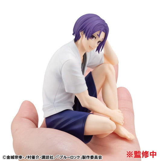 Blue Lock G.E.M. Series PVC Statue Reo Mikage Palm Size 9 cm 4535123845314
