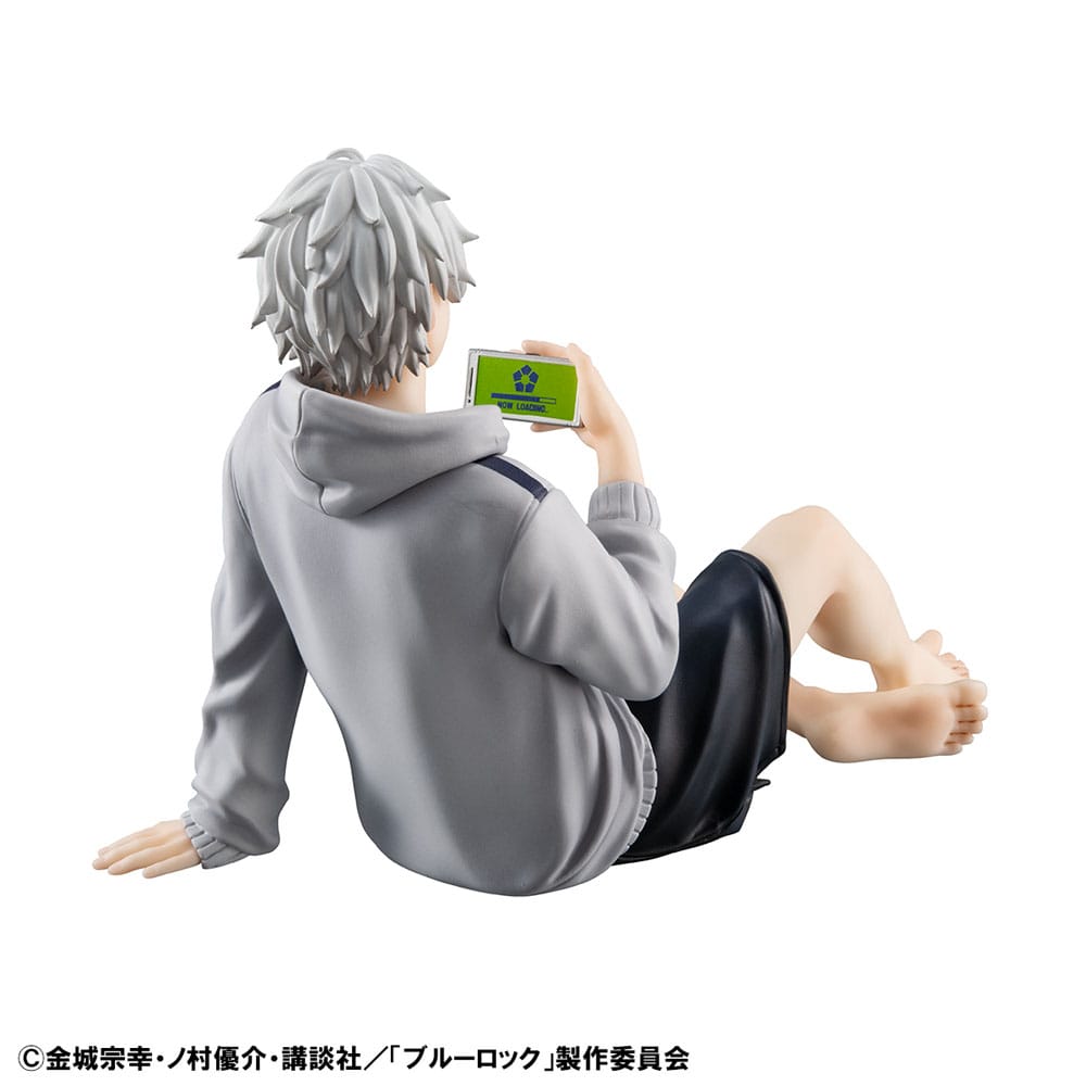 Blue Lock G.E.M. Series PVC Statue Seishiro Nagi Repaint Ver. Palm Size 9 cm 4535123845321