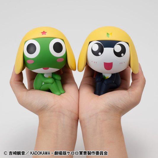 Sergeant Frog Look Up PVC Statue Keroro & Tamama Set (with gift) 11 cm      4535123845604