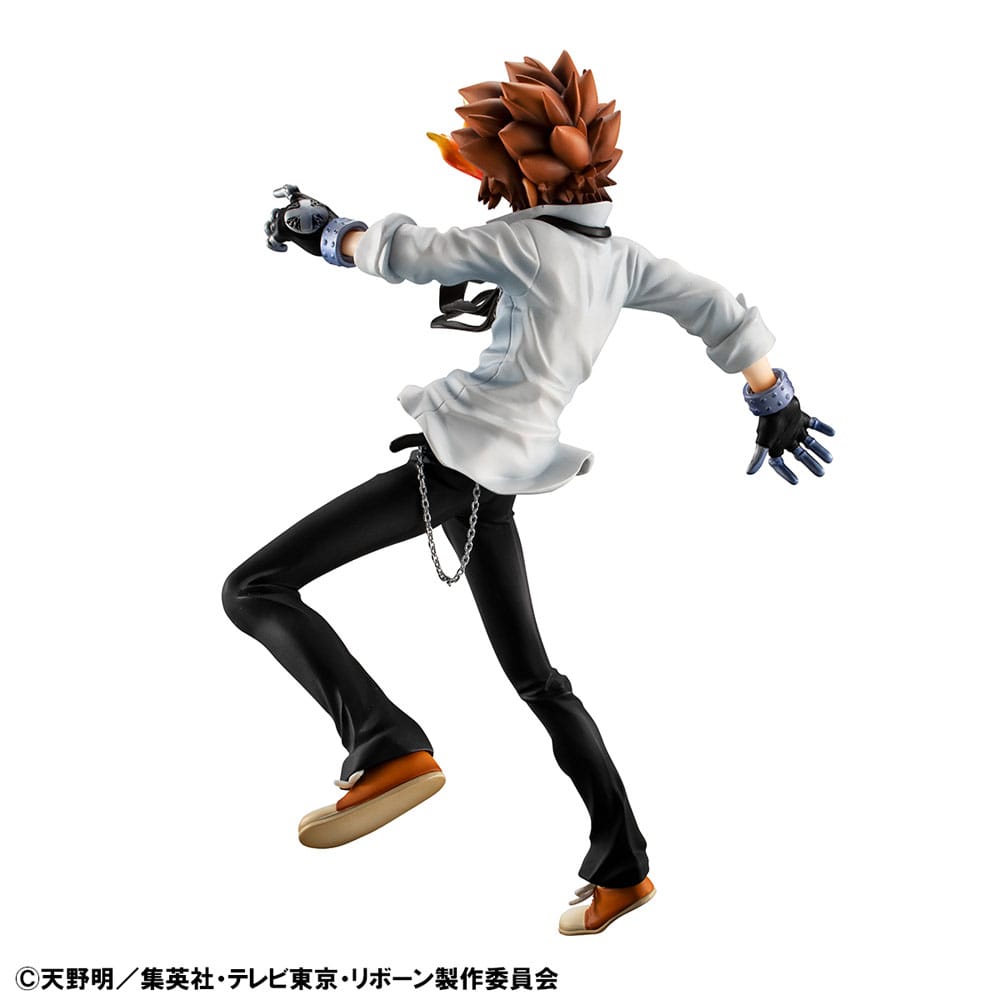 Katekyo Hitman Reborn! G.E.M. Series PVC Statue Tsunayoshi Sawada & Kyoya Hibari & Reborn Set 21 cm  4535123845635