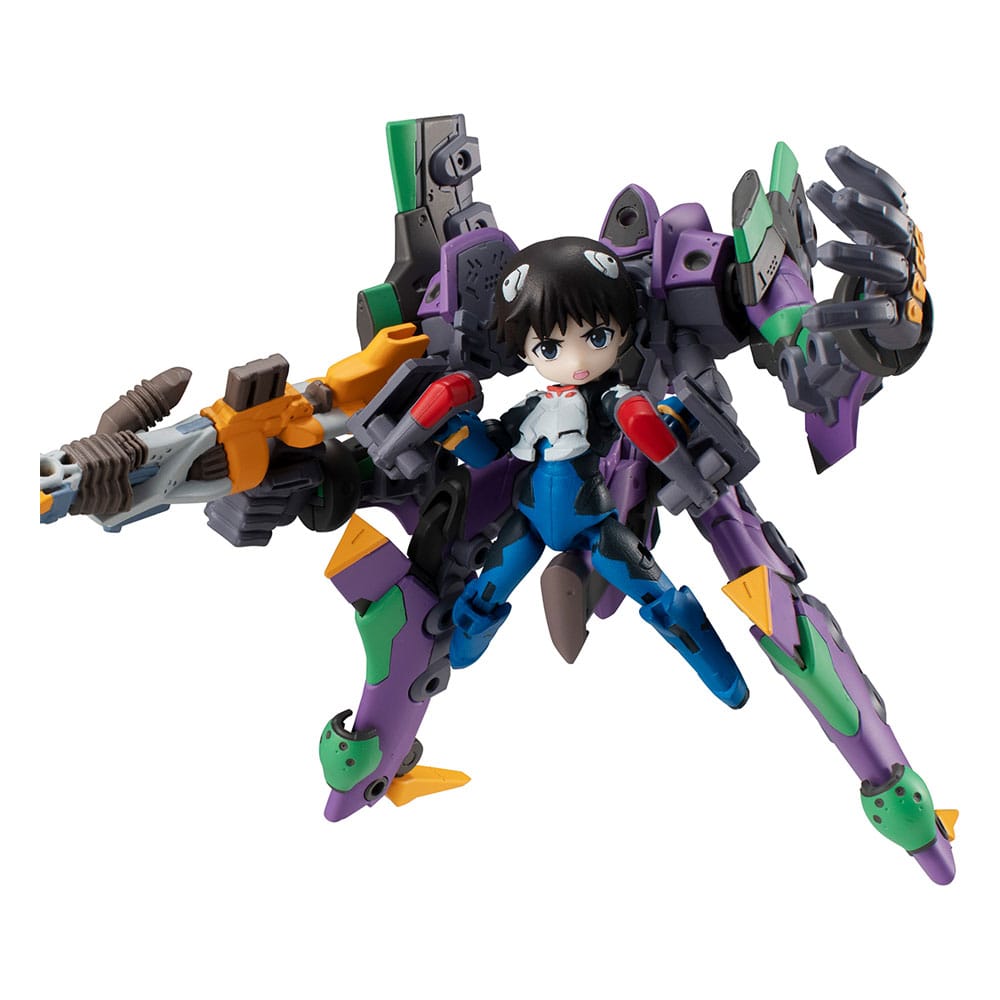 Evangelion Desktop Army Figure Shinji Ikari & Evangelion No. 1 New Theatrical Edition 15 cm  4535123845673