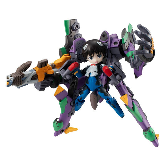 Evangelion Desktop Army Figure Shinji Ikari & Evangelion No. 1 New Theatrical Edition 15 cm  4535123845673
